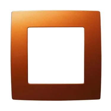 Рамка на 1 пост, Эра12, охра, 12-5001-24