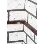 Угол внутренний (16х16) (4 шт) Plast под темное дерево