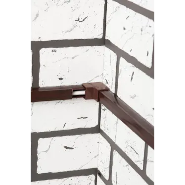 Угол внутренний (16х16) (4 шт) Plast под темное дерево