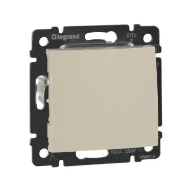 VALENA Переключатель одноклавишный промежуточный в рамку слоновая кость