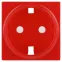 Накладка для розетки Серия 12 12-6301-23 на 12-2101, 12-2102, 14-2101, 14-2102 сменная, красный