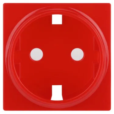 Накладка для розетки Серия 12 12-6301-23 на 12-2101, 12-2102, 14-2101, 14-2102 сменная, красный