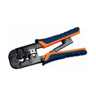 Инструмент обжимной для RJ-45/12/11 с храповым механизмом