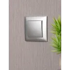 Валенсия лицевая панель выключателя проходного 1-кл. 10А сталь