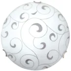 Светильник НПБ-01-2х60-139 М16 Морокко 300 матовый белый /клипсы золото индивидуальная упаковка