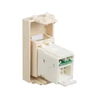 Компьютерная розетка ''Ванильная дымка'' ''Avanti'' RJ-45 модульная, кат. 6, 1 мод