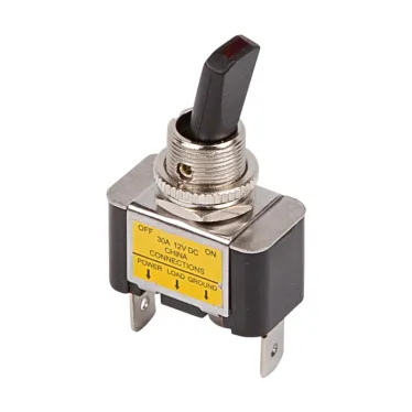 Тумблер 12V 30А (3c) ON-OFF однополюсный с зеленой LED подсветкой