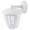 Светильник садово-парковый 6гран белый настенный вниз E27 IP44(У1) НБУ 07-40-004 Дели 3 (8/96)