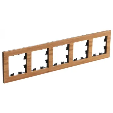 ATLASDESIGN NATURE рамка пятипостовая, ДЕРЕВО БАМБУК