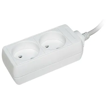 Удлинитель бытовой 2 розетки шнур 3м без заземления У2