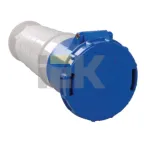 Розетка 233 переносная 2Р+РЕ 63А 220В IP54