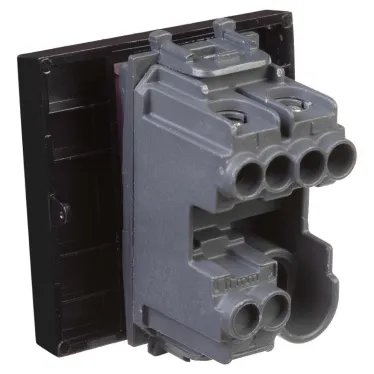 Avanti Выключатель ''Черный квадрат'', 16A, 2 модульный