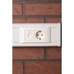 Розетка RJ45, категории 5e (ширина 2 модуля)