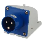 Вилка стационарная 513 2Р+РЕ 16А 220В IP44 (10/60/960) VS-16-2P-PE-IP44