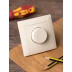 Валенсия светорегулятор 600W 220В кремовый