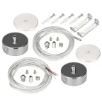 Подвес токопроводящий ARL-SL-ROUND-D70-360deg горизонтальный (провод 2x0.5)