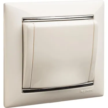 VALENA Рамка 1 пост жемчужная