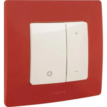 ETIKA Диммер нажимной 400Вт белый