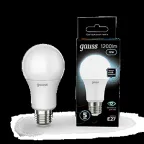 Лампа светодиодная LED 12 Вт 1200 лм 4100К А60 груша нейтральный E27 AC 220В Black Gauss