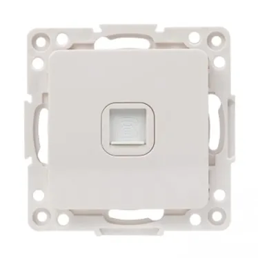 Стокгольм Механизм Розетки Phone 1-местной белый