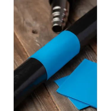 Термоусаживаемая трубка ТУТ нг 120/60 синяя рулон PROxima