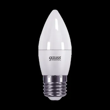 Лампа светодиодная LED 6 Вт 450 лм 4100К свеча нейтральный E27 AC 220В Elementary Gauss
