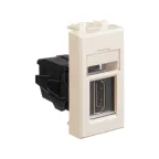 Avanti HDMI розетка ''Ванильная дымка'' модульная, тип А-А, 1 модульная