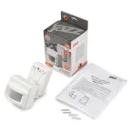 Датчик движения PMS-IR 017 1200Вт 120гр. 2-12м IP44 WH Jazzwa