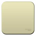 Выключатель BLANCA открытой установки одноклавишный (cх.1) с самовозвратом, изолирующей пластиной, 10А, бежевый