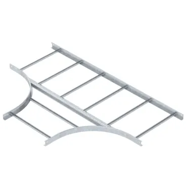 Т-образная секция лестничного лотка 60х600 мм R-500 мм