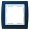 Рамка на 3 поста, S82, синий - белый