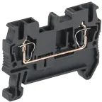 Клемма пружинная КПИ 2в-2,5 31А черный