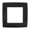 Рамка на 1 пост, Эра12, чёрный, 12-5001-06