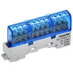 TEKFOR Шина N ноль изолированная на универсальном держателе 6х9-10-С IEK