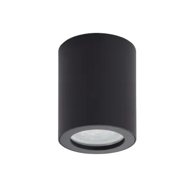 Светильник накладной влагозащ. IP44 15 Вт GU10 черн. алюм. DENKIRS DK3007-BK