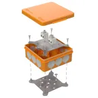 Коробка огнестойкая для о/п двухкомпонентная 60-0303-FR2.5-4 Е15-Е120 100х100х40