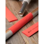 Трубка термоусаживаемая ТУТ нг 20/10 красная рулон PROxima