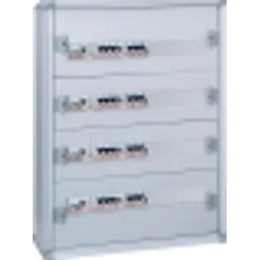 Шкаф распределительный с металлическим корпусом XL3 160 для модульного оборудования 4 рейки