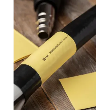 Трубка термоусаживаемая ТУТ нг 40/20 желтая рулон PROxima