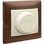 Рамка VALENA 1 пост тонированное дерево