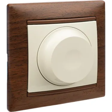 Рамка VALENA 1 пост тонированное дерево