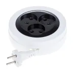 Удлинитель-рулетка PROconnect STANDARD 5 м, 3 гнезда, 2х0.75 мм, б/з, белый