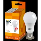 Лампа светодиодная A60 груша 11Вт 230В 3000К E27 IEK
