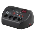 Стабилизатор напряжения компактный СНК-1500-Ц цифровой дисплей 160-260В/220В, 1500ВА