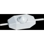 Шнур NPS-FS02-170-2x0.5-WH 1.7м с дим.выкл.бел.Nav