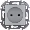 Розетка 2К 16 А 250 В~ INSPIRIA алюминий