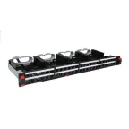 Патч-панель неукомплектованная высокой плотности - 19дюйм - 1U - на 48 коннекторов