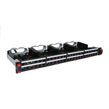 Патч-панель неукомплектованная высокой плотности - 19дюйм - 1U - на 48 коннекторов