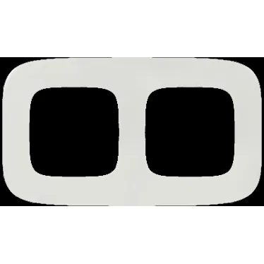 Valena ALLURE Рамка 2 поста жемчуг универсальная