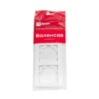 Валенсия рамка 3-местная белая